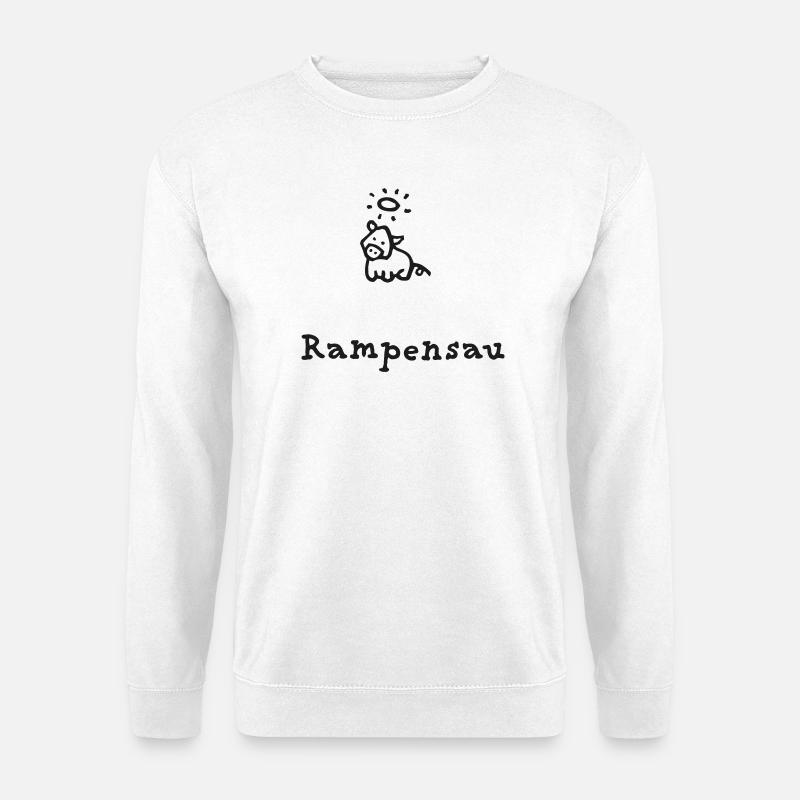 Rampensau - Unisex Pullover - Weiß