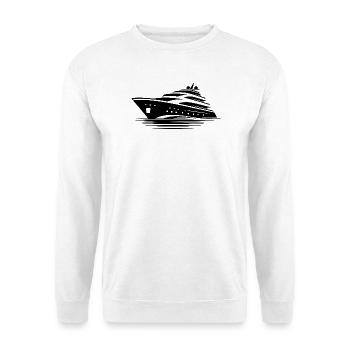 Luxe sur les vagues Croisière Rêves Vacances - Sweat-shirt Unisexe - blanc - Devant