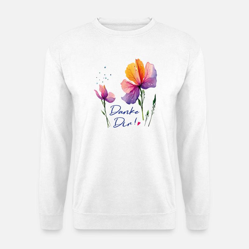  Danke Dir - Unisex Pullover - Weiß