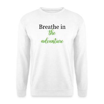 Découvrez l’appel Adventure Thrill Seeker - Sweat-shirt Unisexe - blanc - Devant