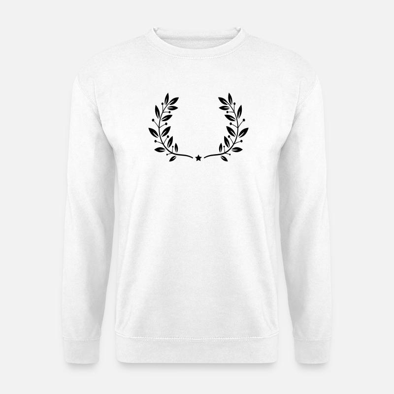 Lorbeerkranz - Unisex Pullover - Weiß