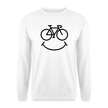 Bike Cycling Bicycle MTB BMX Sport - Unisex Sweatshirt - white - Front