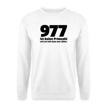 not a prime number - Unisex Sweatshirt - white - Front