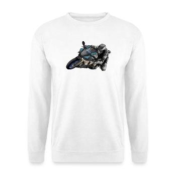 Adrenalin Motorrad Racing Design - Unisex Pullover - Weiß - Vorne