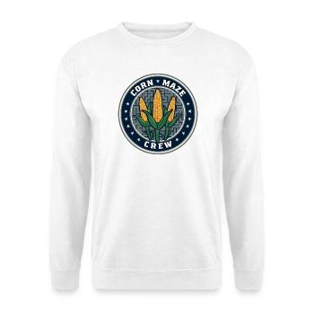 Labyrinthe de maïs Crew Spooky Labyrinthe de maïs d’Halloween - Sweat-shirt Unisexe - blanc - Devant