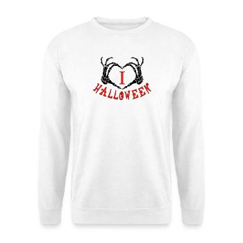 J'adore Halloween - Sweat-shirt Unisexe - blanc - Devant