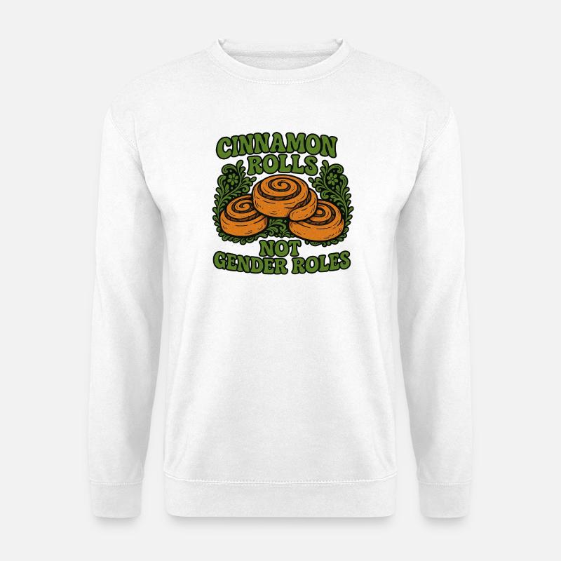 Zimtschnecken Nicht Geschlechterrollen Design - Unisex Pullover - Weiß