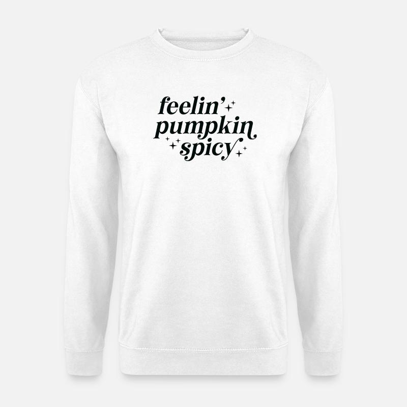 Kürbis Würzige Gefühle - Unisex Pullover - Weiß