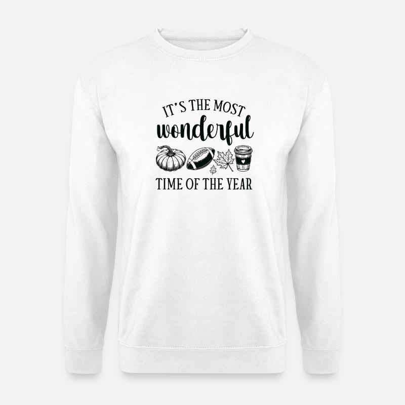 Die ersten Aromen des Herbstes - Unisex Pullover - Weiß