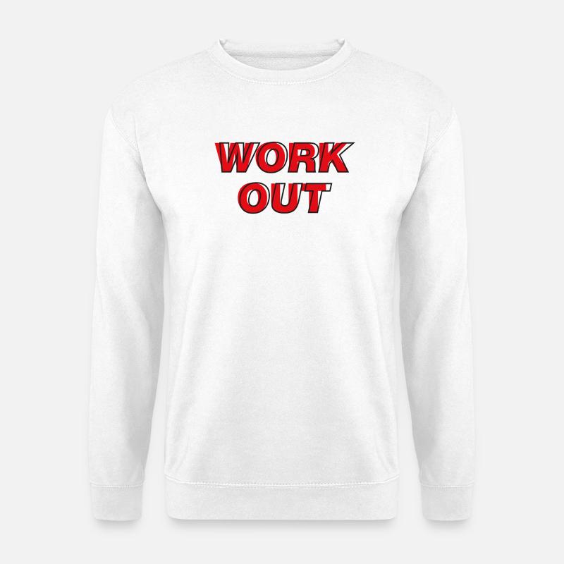 Work Out - Unisex Sweatshirt - white