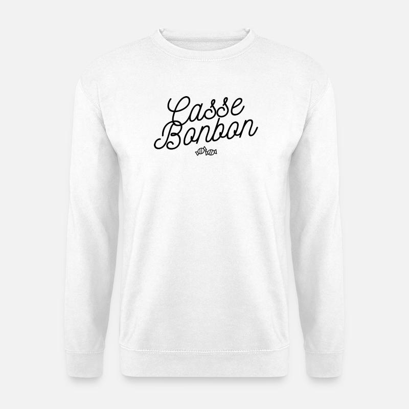 Candy Cracker Humor Feminine Lustige Phrase - Unisex Pullover - Weiß