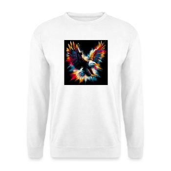 eagle - Unisex Sweatshirt - white - Front