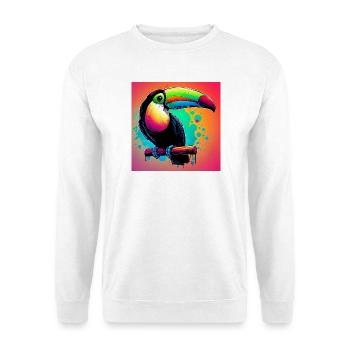 toucan - Sweat-shirt Unisexe - blanc - Devant