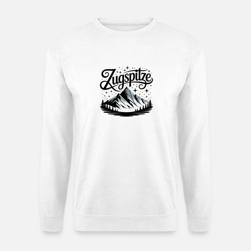 Zugspitze - Souvenir Design - Unisex Pullover - Weiß