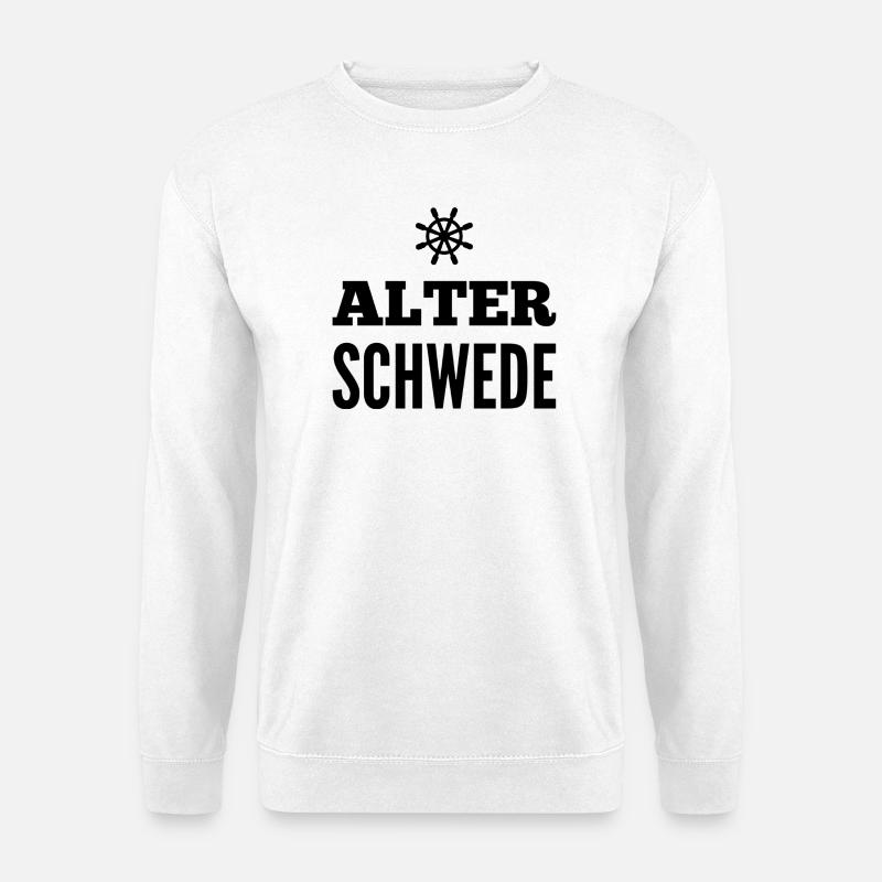 Alter Schwede Fun Design - Unisex Pullover - Weiß