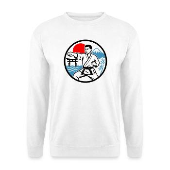 Karate Nature - Unisex Pullover - Weiß - Vorne