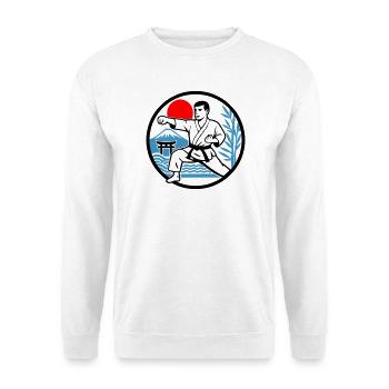 Karaté Nature - Sweat-shirt Unisexe - blanc - Devant