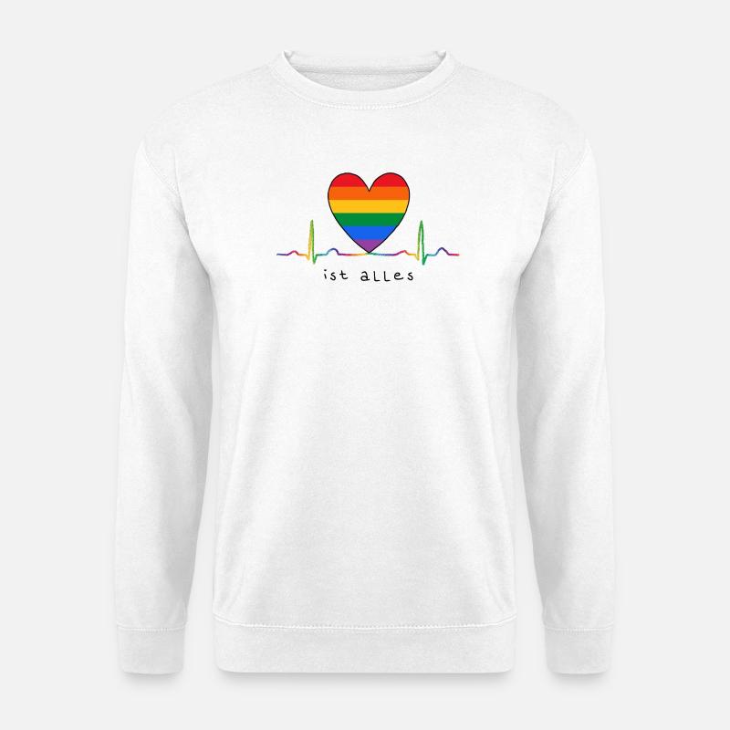 Liebe ist alles - Unisex Pullover - Weiß