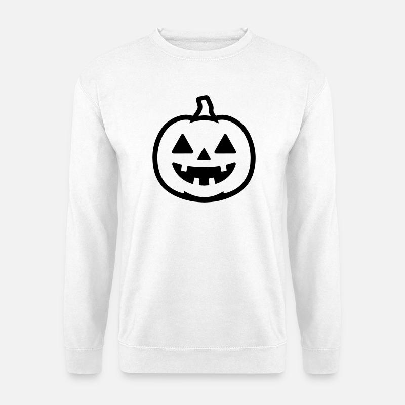 Kürbis - Unisex Pullover - Weiß
