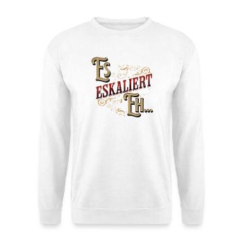 Vintage Ça dégénère quand même - Sweat-shirt Unisexe - blanc - Devant