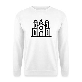 cathedral - Unisex Sweatshirt - white - Front