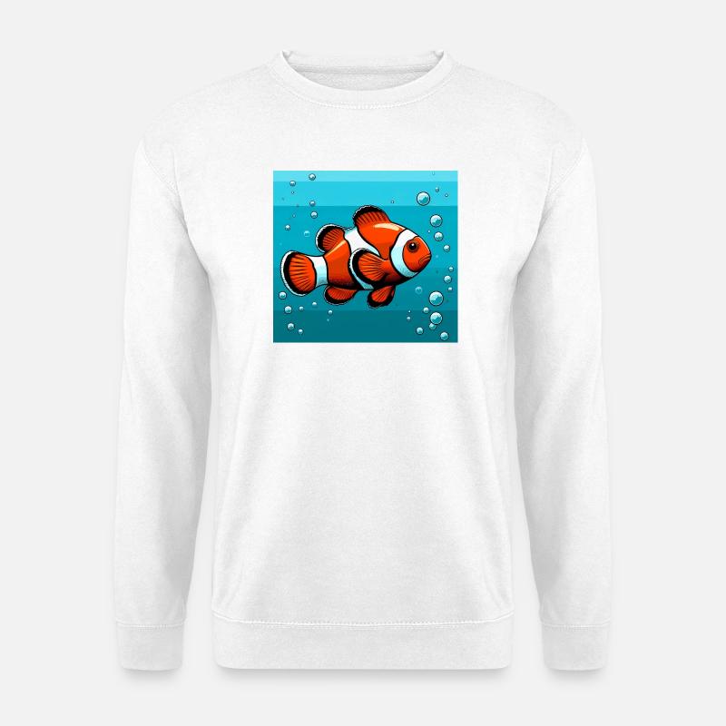 Clownfisch - Unisex Pullover - Weiß