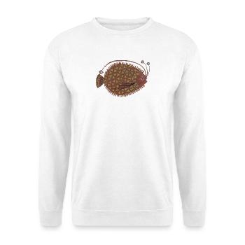 Die_Flunder_2 - Unisex Pullover - Weiß - Vorne