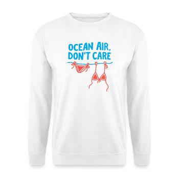 Ocean Air Wäscherei Tag T-Shirt - Unisex Pullover - Weiß - Vorne