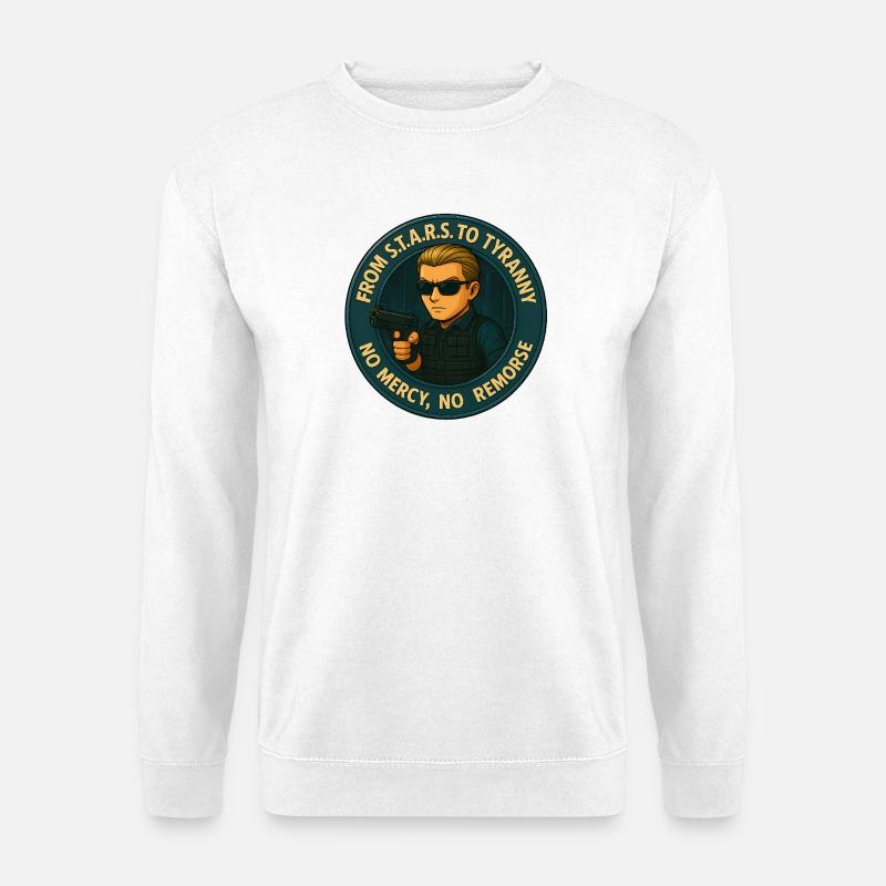 Von S.T.A.R.S. zur Tyrannei - Unisex Pullover - Weiß