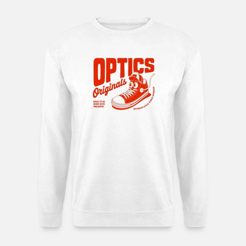 Optics Originals Sneaker - Unisex Pullover - Weiß