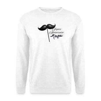 Alles Gute zum Geburtstag, Papa - Unisex Pullover - Weiß - Vorne