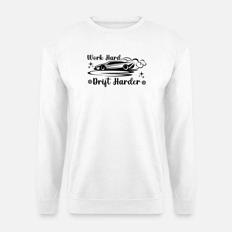 Sternennacht mit Waldmotiv - Unisex Pullover - Weiß
