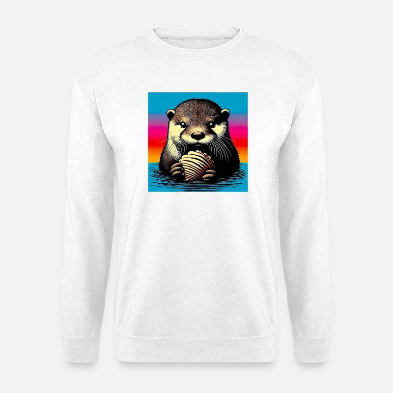 Otter - Unisex Pullover - Weiß