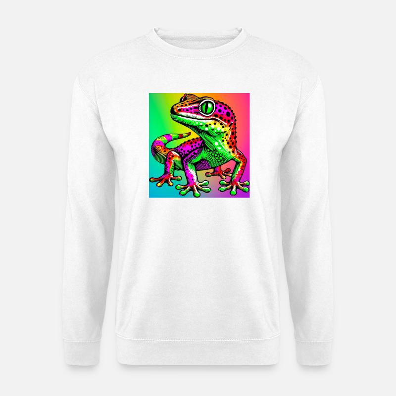Gecko - Unisex Pullover - Weiß