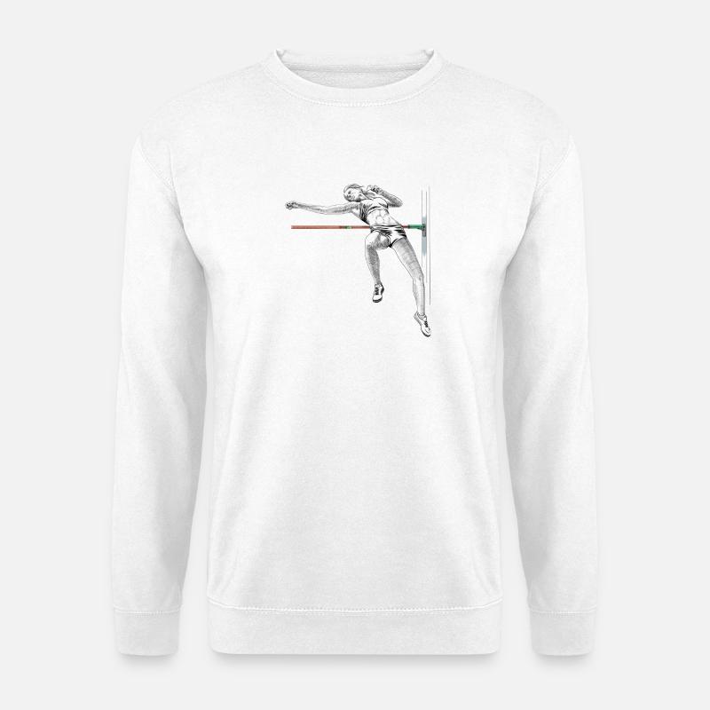 Hochsprung - Unisex Pullover - Weiß
