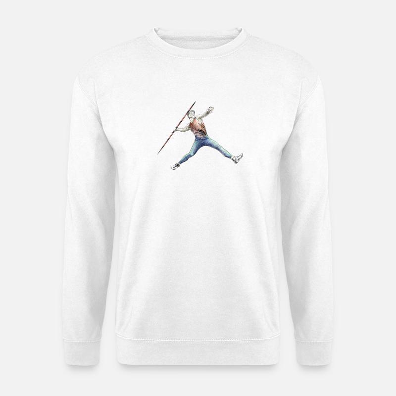 Speerwurf - Unisex Pullover - Weiß