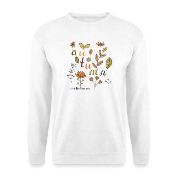 Automne - Sweat-shirt Unisexe - blanc - Devant