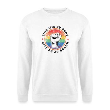 SETTING A STAND AGAINST THE RIGHT - Unisex Sweatshirt - white - Front