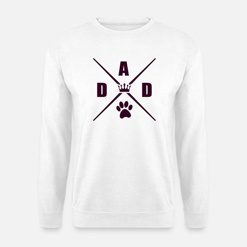 Dad Dog - Unisex Pullover - Weiß