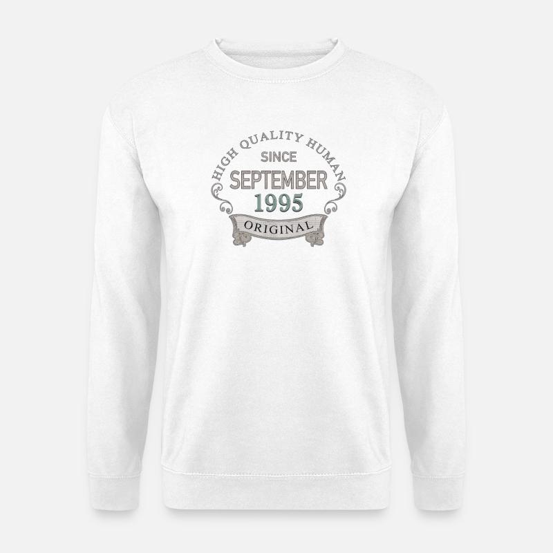 Seit_September_1995 - Unisex Pullover - Weiß