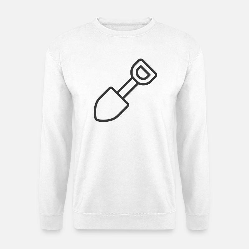 Schaufel-Symbol - Unisex Pullover - Weiß