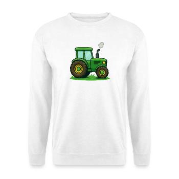 Tractor Kids Gift Idea - Unisex Sweatshirt - white - Front