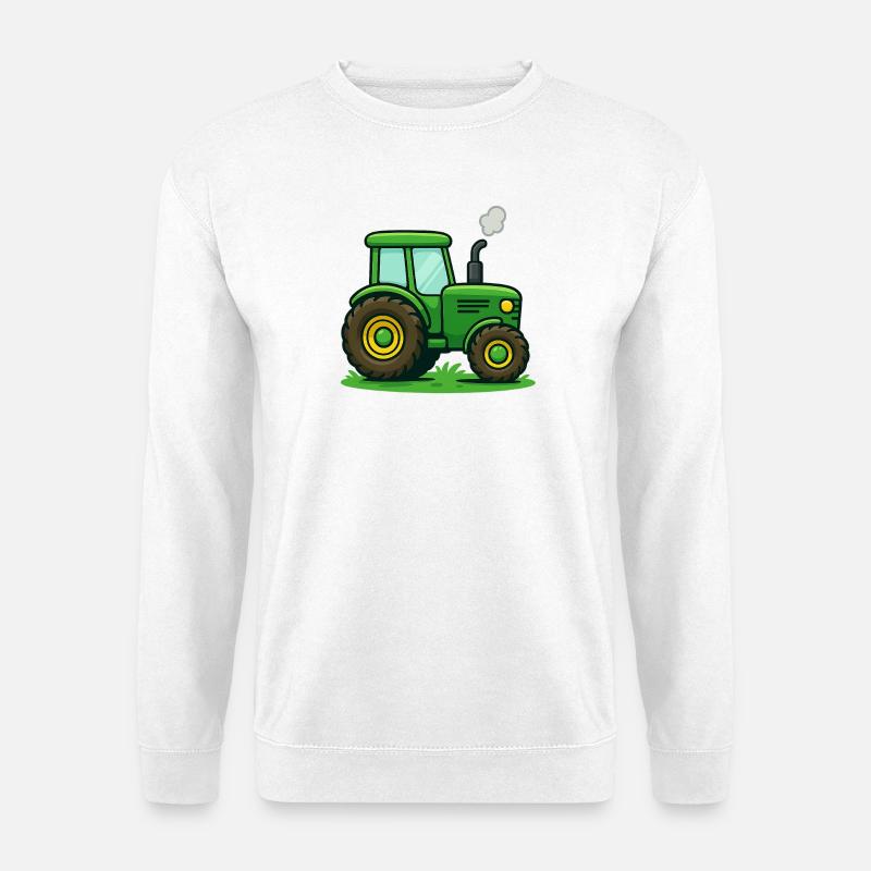 Tractor Kids Gift Idea - Unisex Sweatshirt - white