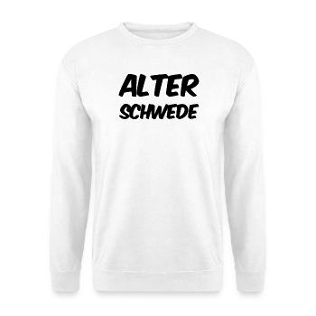 Vieux Suédois - Lustiger Spruch - Drôle - Sweat-shirt Unisexe - blanc - Devant