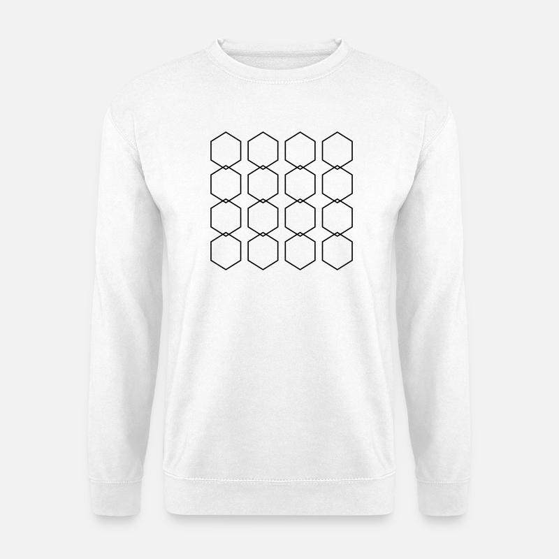 Abstract Pattern - Unisex Sweatshirt - white