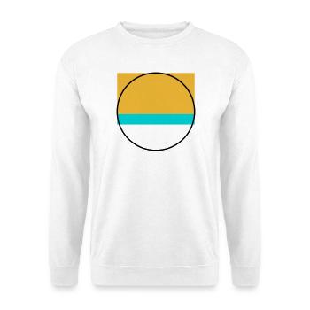 Minimalist Sunset Over Ocean - Unisex Sweatshirt - white - Front