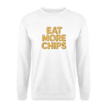 Mangez plus de chips, PotatoLover - Sweat-shirt Unisexe - blanc - Devant