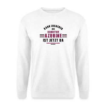Trainee pastry chef apprenticeship training pastry chef - Unisex Sweatshirt - white - Front