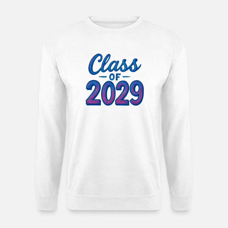 Abschlussklasse von 2029, stilisierter Text - Unisex Pullover - Weiß