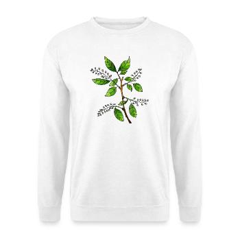 Fleur - Sweat-shirt Unisexe - blanc - Devant